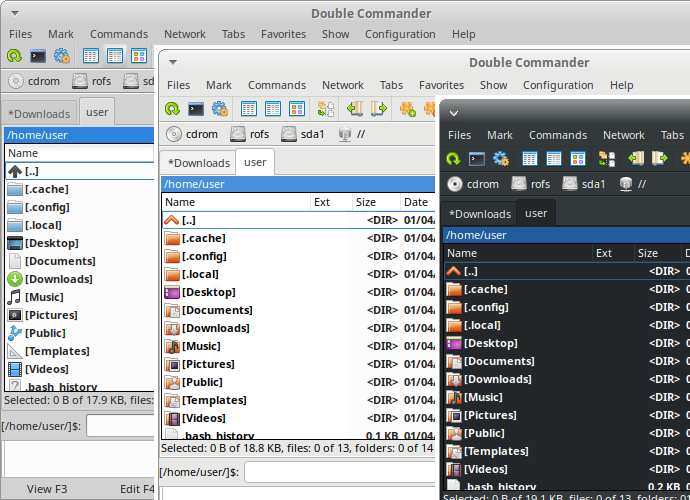 Double Commander, how to use Double Commander, Double Commander snapshot and restore workflow