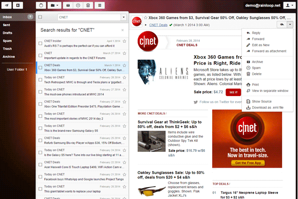Rainloop, how to use Rainloop, Rainloop snapshot and restore workflow