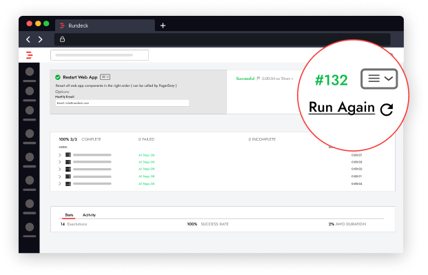 Rundeck CE, how to use Rundeck CE, Rundeck CE snapshot and restore workflow