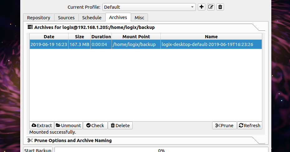 Vorta + Borg, how to use Vorta + Borg, Vorta + Borg snapshot and restore workflow